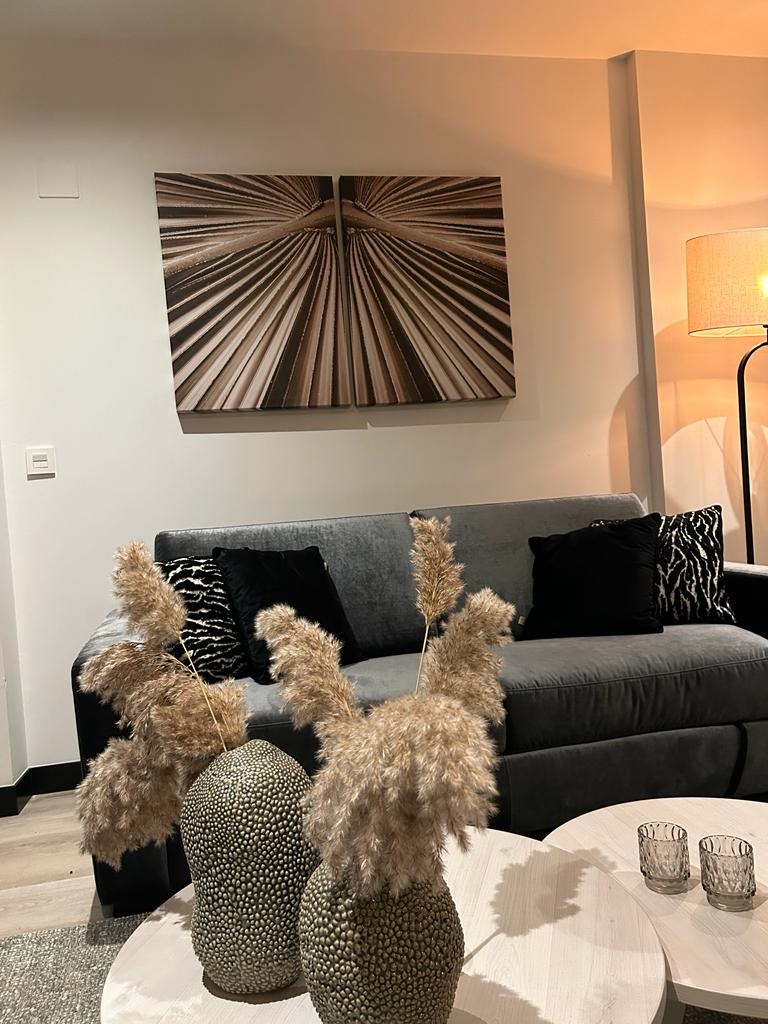 woonkamer met zithoek in appartement Mijas, Costa del Sol, Andalusië