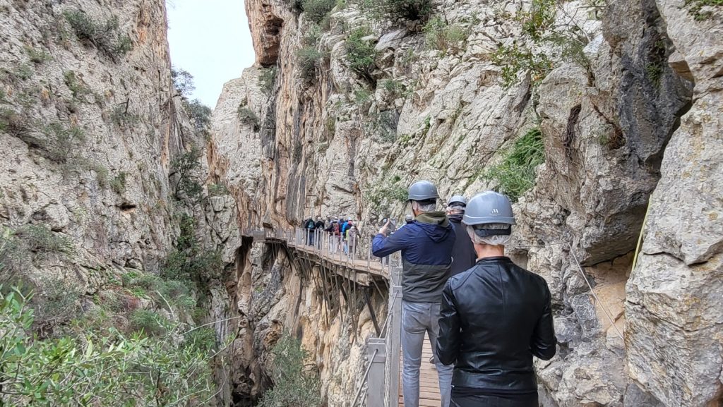 Caminito del Rei, spectaculaire wandeling op iets meer dan een uur rijden van ons appartement in Mijas